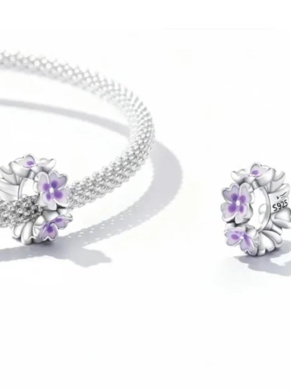 S925 Flower Charm